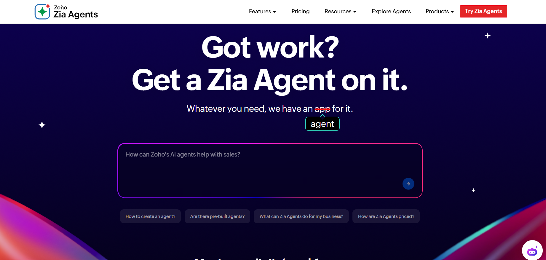 zoho crm zia